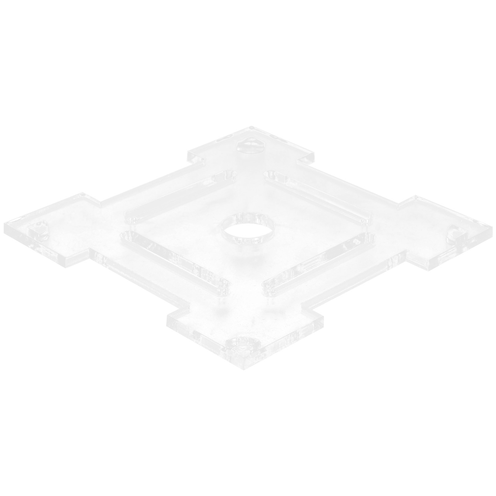 Aquarium Fish Escape - Pengganti Tutup Akuarium Akrilik 4.72x4.72x0.17in Transparan
