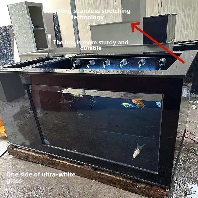 Xl Aquarium Fish - Akuarium Ikan XL Hitam dengan Filter