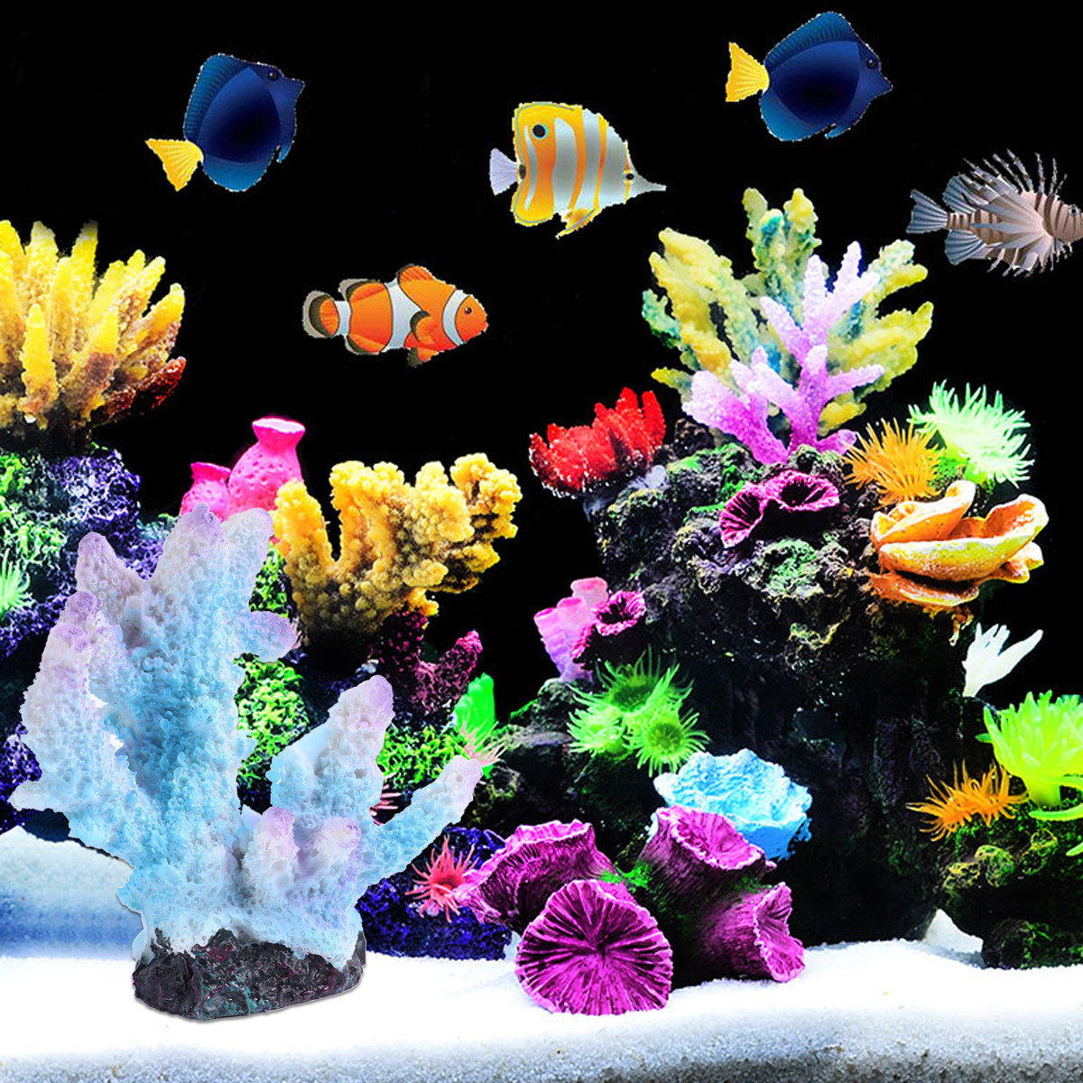 Xl Aquarium Fish - Terumbu Karang Resin Buatan Akuarium Xl-S1718