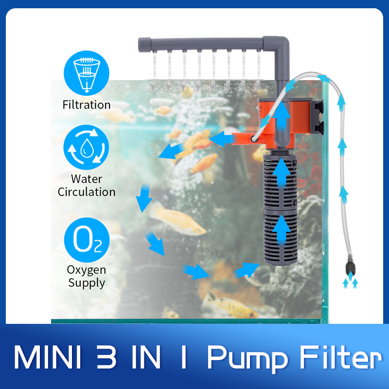 Xl Aquarium Fish - Xilong XL-666/777A Pompa Filter Oksigen Pompa
