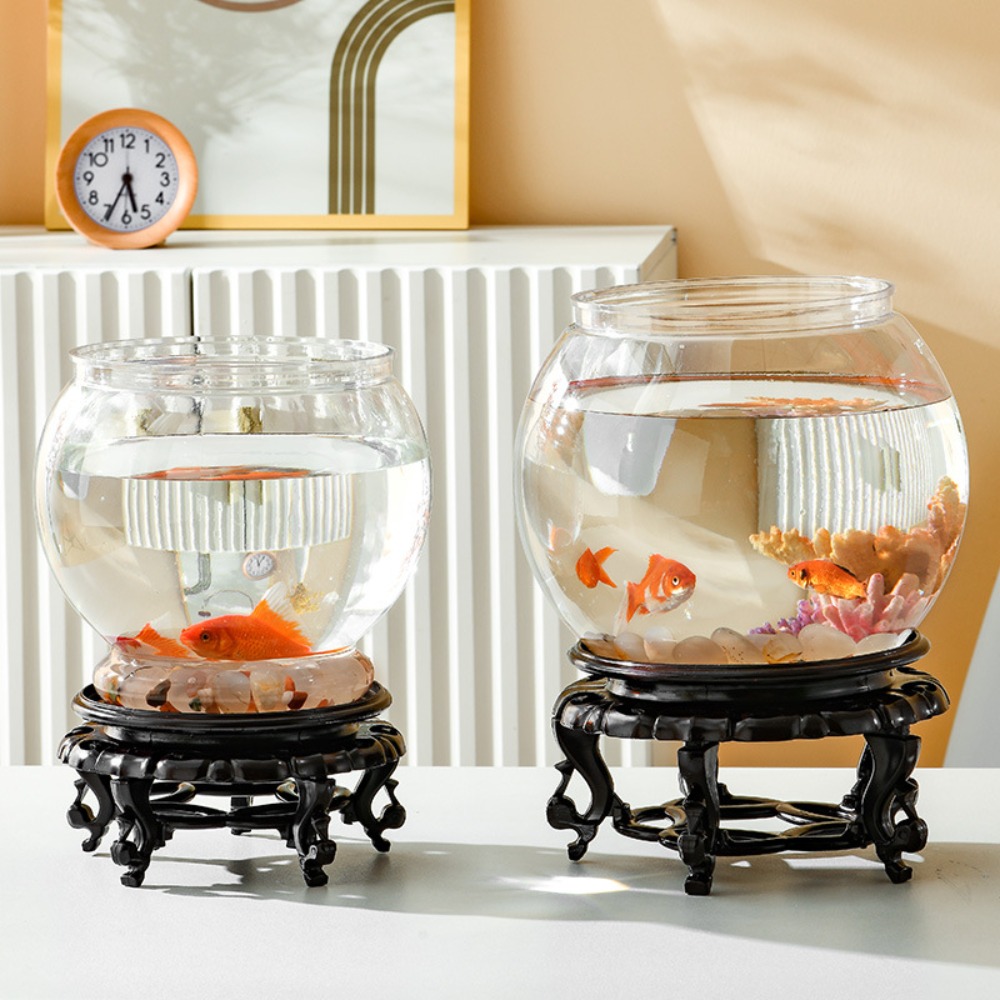 Akuarium Meja Transparan Bulat - Aquarium Fish Jar ulasan dan harga