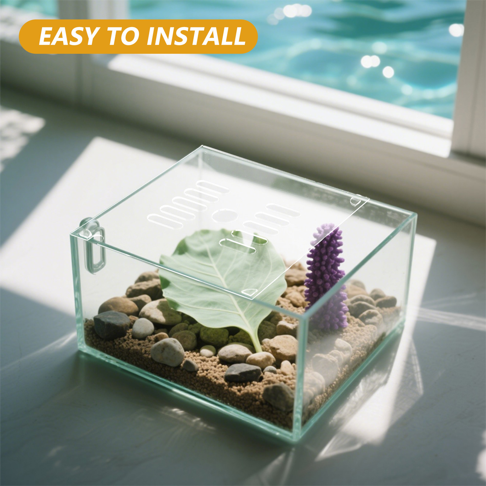 2Pcs Tutup Akuarium Akrilik Bu - Aquarium Fish Escape ulasan dan harga