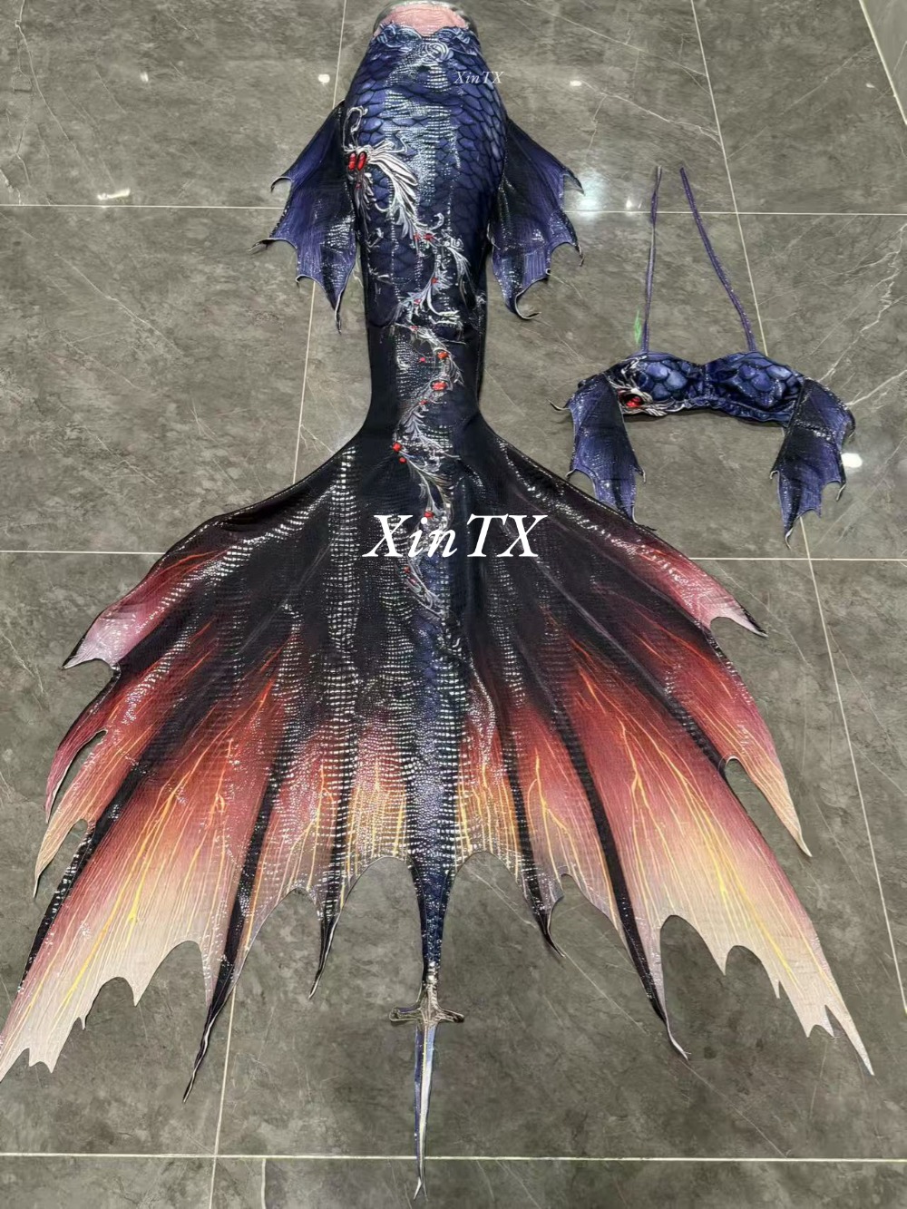 Kostum cosplay putri duyung un - Aquarium Fish In ulasan dan harga